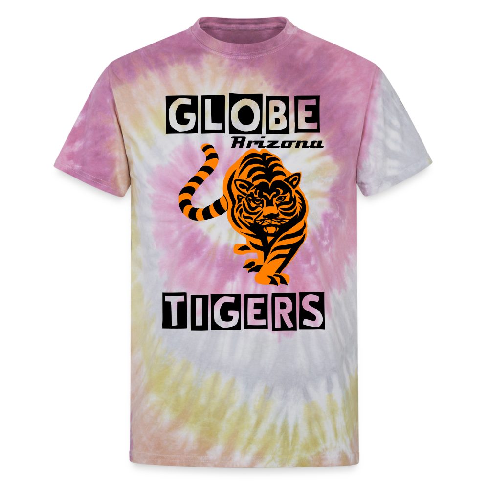 Tie Dye Tiger Tee - Desert Rose