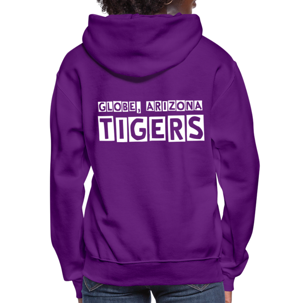 Women's Tiger Hoodie - purple