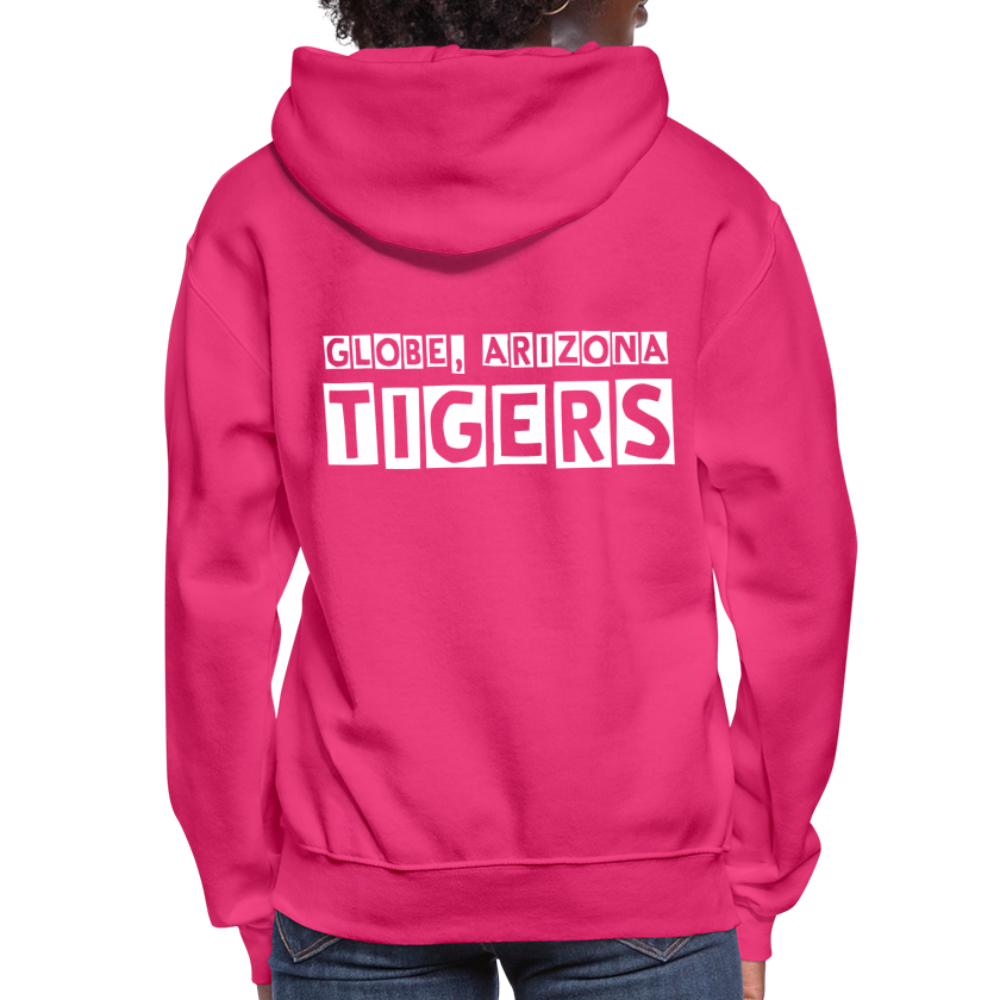 Women's Tiger Hoodie - fuchsia